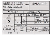   Galagar Gala MIG 2600 (. 1)
